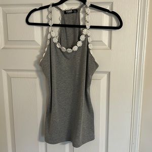 Pretty flower tank size small